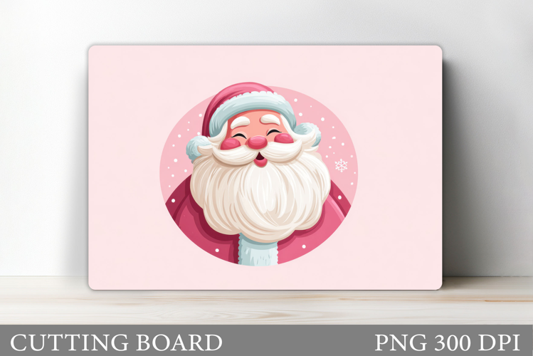 Santa Claus Cutting Board. Christmas Cutting Board