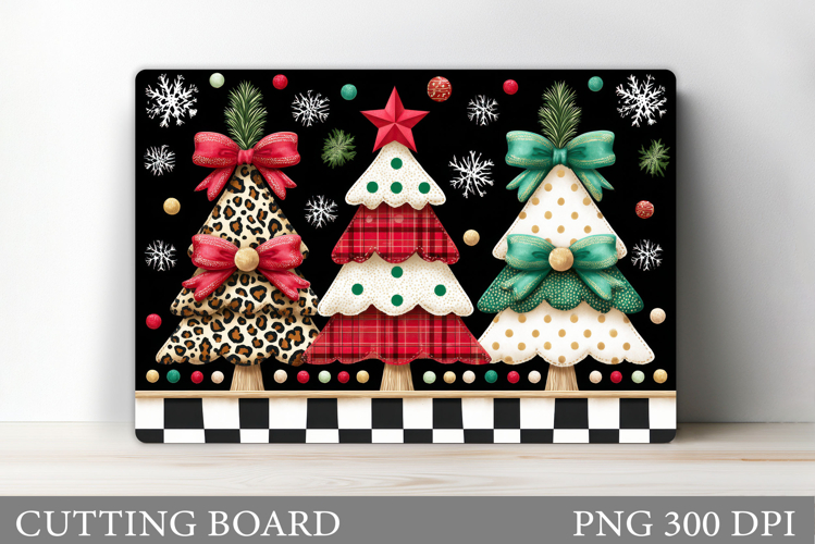 Christmas Tree Cutting Board. Kitchen Cutting Board Design