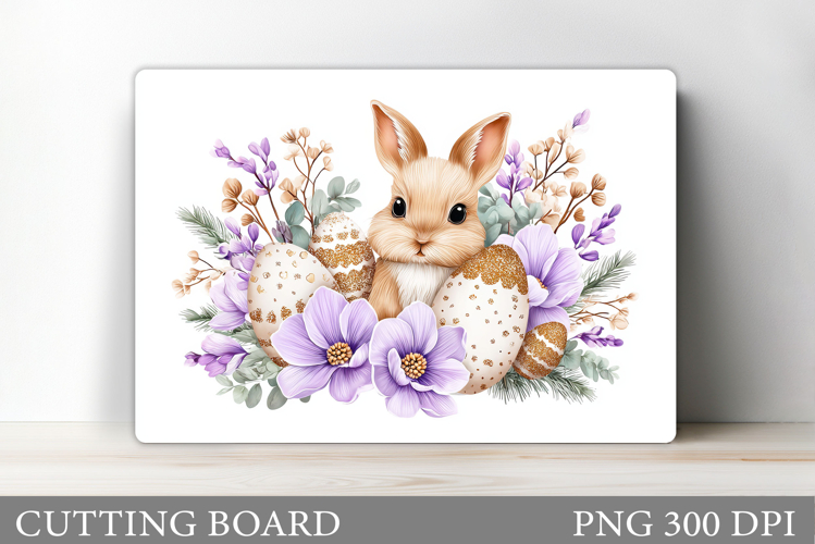 Easter Bunny Cutting Board. Easter Cutting Board Sublimation