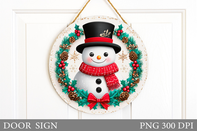 Cute Snowman Clipart Image 6