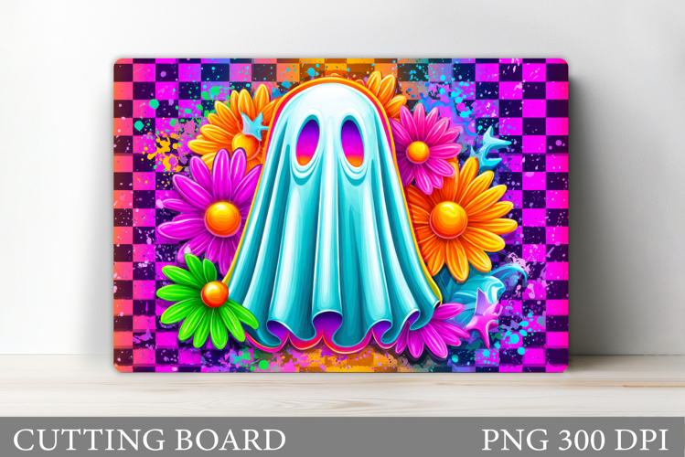 Halloween Ghost Cutting Board. Halloween Cutting Board
