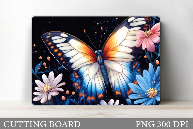 Butterfly Cutting Board. Flower Cutting Board Sublimation