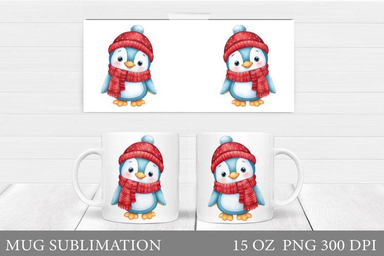 Christmas Penguin Clipart Image 23