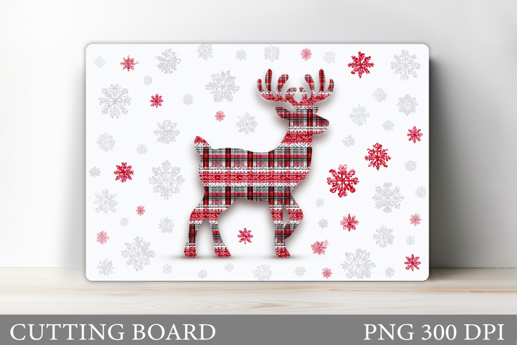 Christmas Deer Cutting Board. Christmas Cutting Board Design