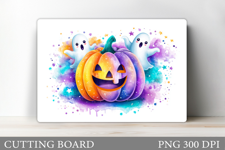 Halloween Pumpkin Cutting Board. Halloween Cutting Board
