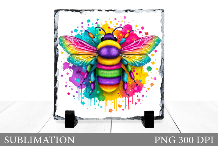 Bee Slate Design. Bee Sublimation