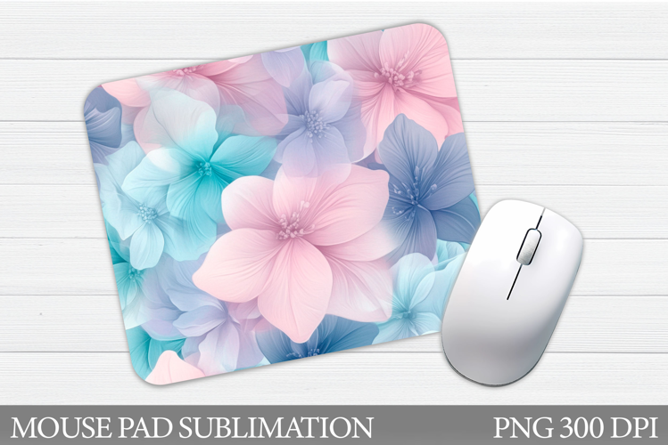 Floral Mouse Pad Sublimation. Flowers Mouse Pad Design