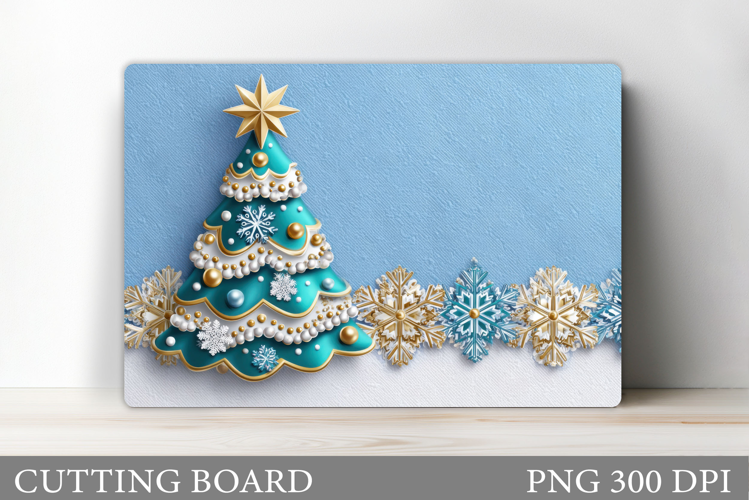 Christmas Tree Cutting Board. Christmas Tree Sublimation