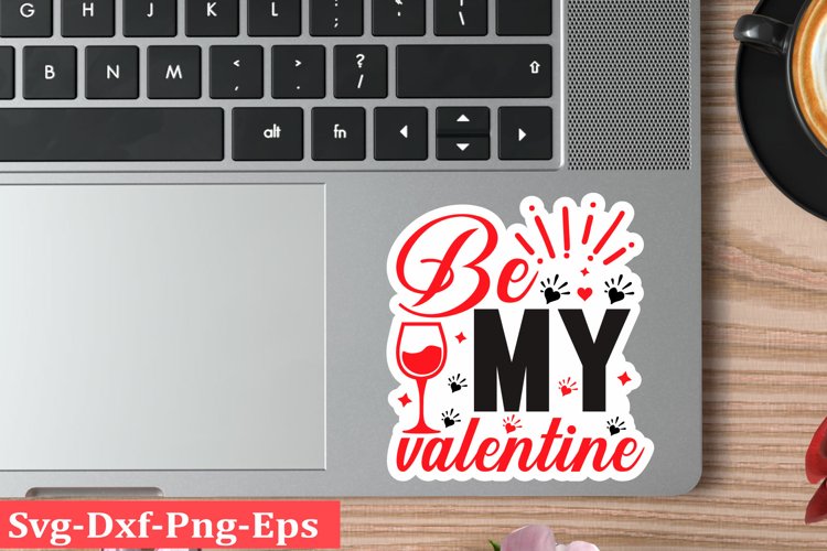Valentine sticker SVG Design Valentine Love Sticker Svg
