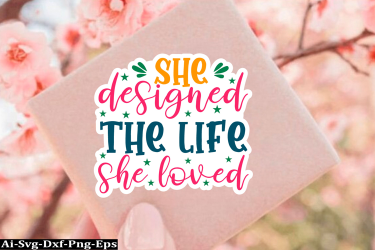Inspirational Sticker Svg Design, motivational quotes