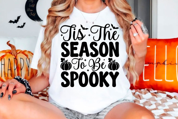 Tis The Season To Be Spooky Halloween svg design