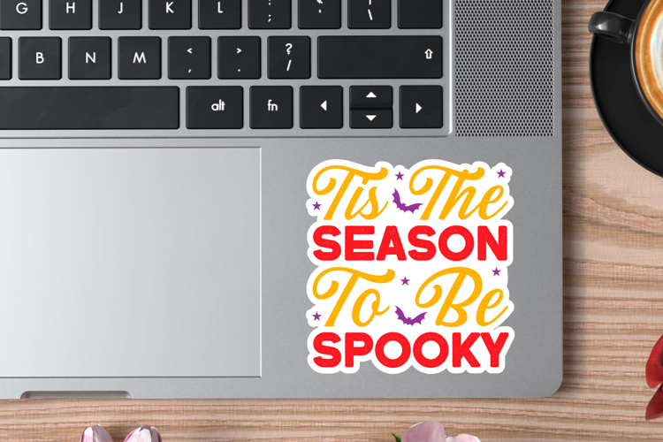 Halloween sticker Svg Design,Halloween Quotes Spooky Hall