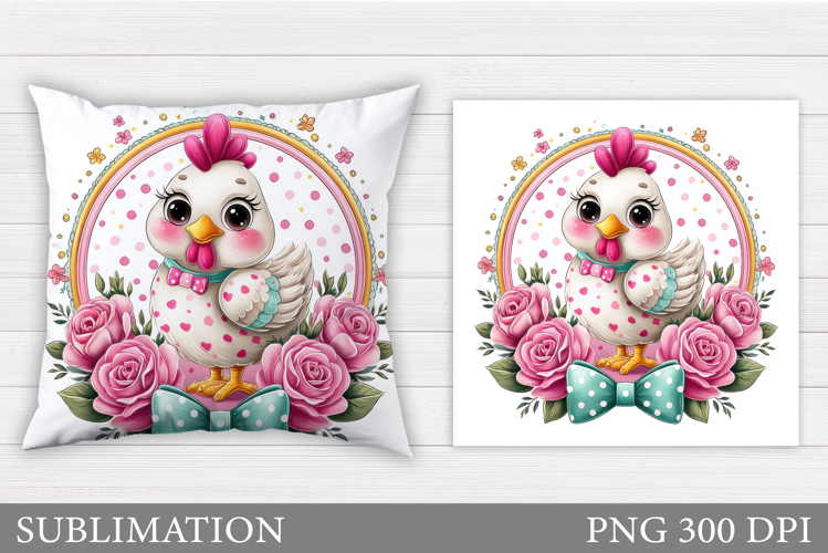 Cute Chicken Clipart Image 17