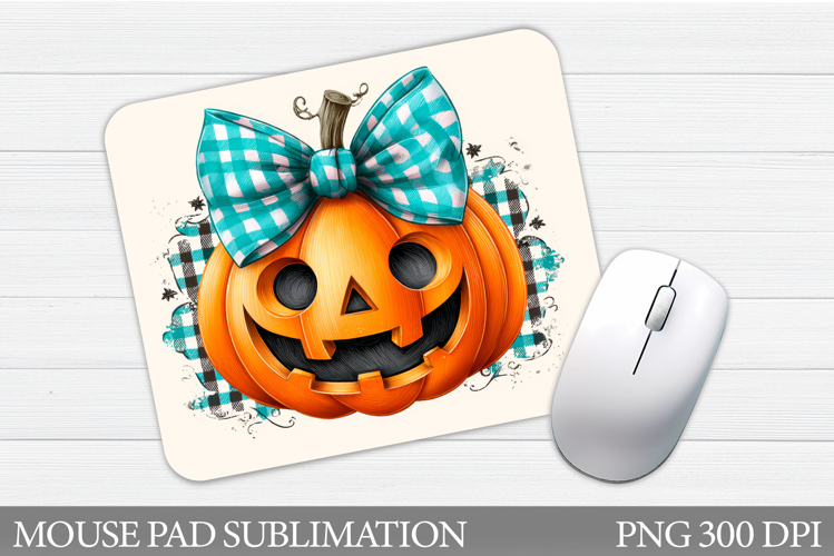 Halloween Pumpkin Mouse Pad. Halloween Mouse Pad Sublimation