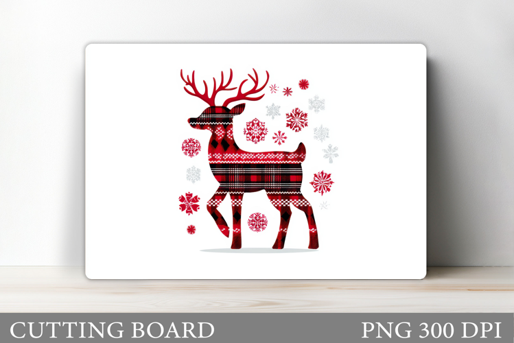 Christmas Deer Cutting Board. Christmas Cutting Board Design