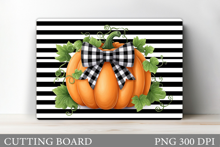 Pumpkin Cutting Board Design. Pumpkin Kitchen Cutting Board