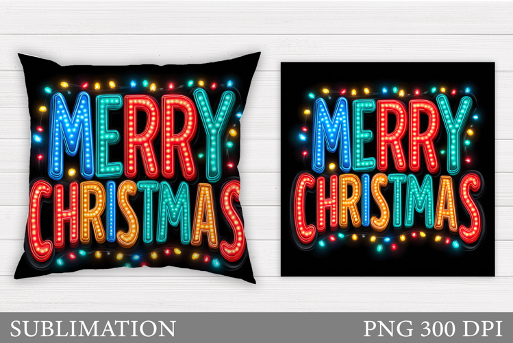 Christmas Pillow Design. Christmas Sublimation