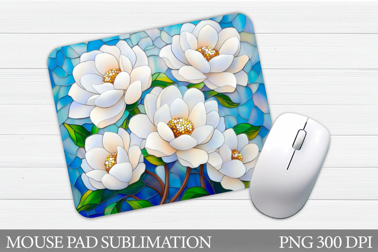 Flowers Mouse Pad Sublimation. Floral Mouse Pad Design