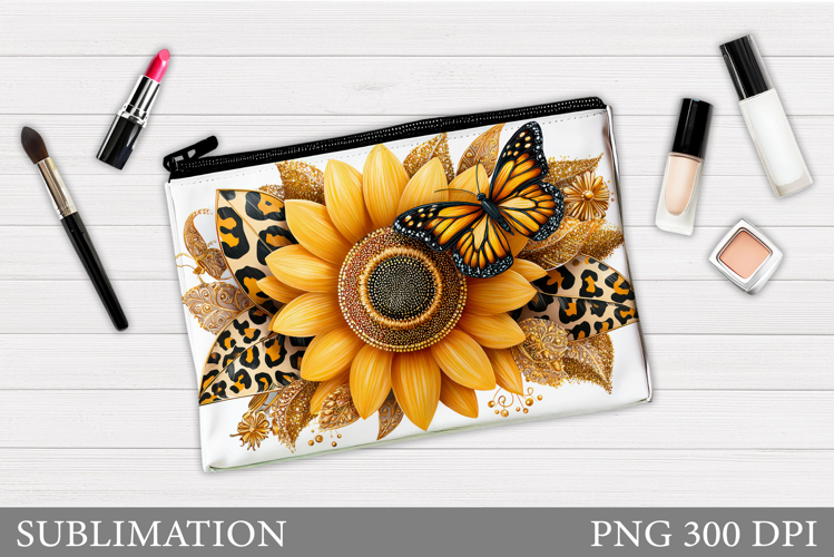 Butterfly Cosmetics Bag Design. Butterfly Sublimation