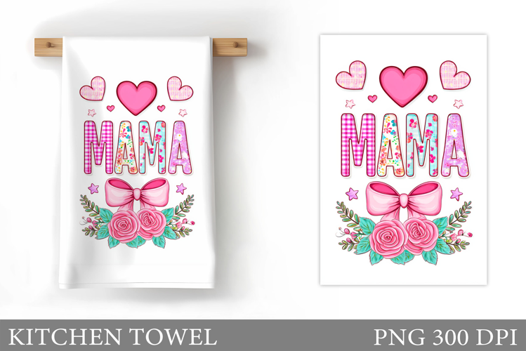 Mother's Day Kitchen Towel. Mother's Day Sublimation