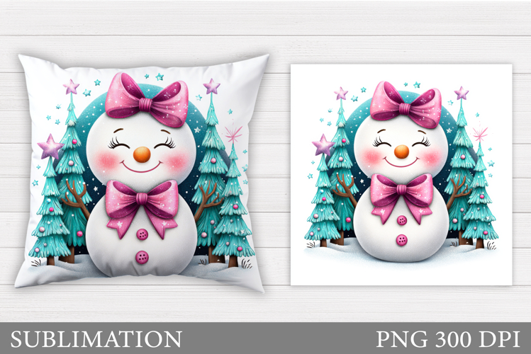 Cute Snowman Clipart Image 11