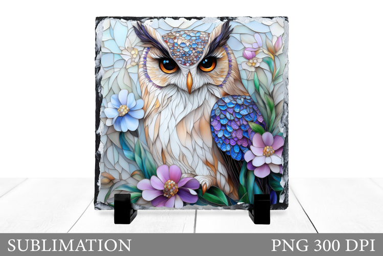 Owl Slate Sublimation. Owl Sublimation
