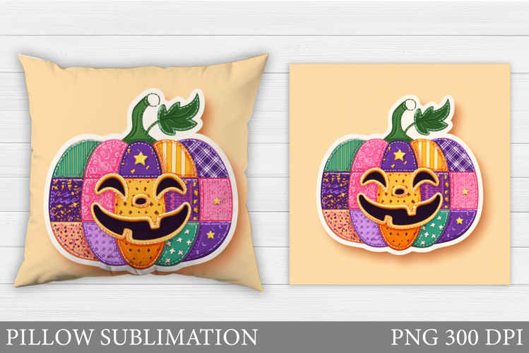 Halloween Pumpkin Pillow. Halloween Pillow Sublimation