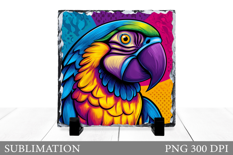 Parrot Slate Design. Parrot Sublimation