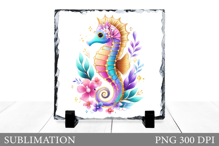 Seahorse Slate Design. Seahorse Sublimation
