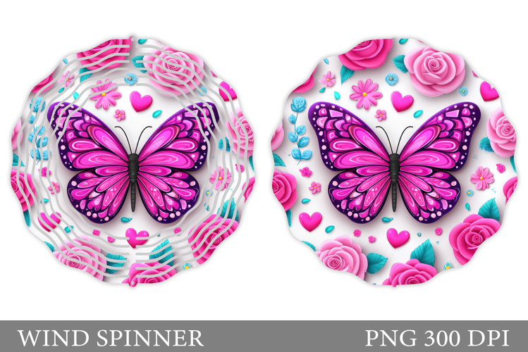 Watercolor Butterfly Clipart Image 3