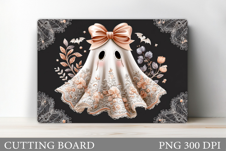 Halloween Ghost Cutting Board. Halloween Cutting Board