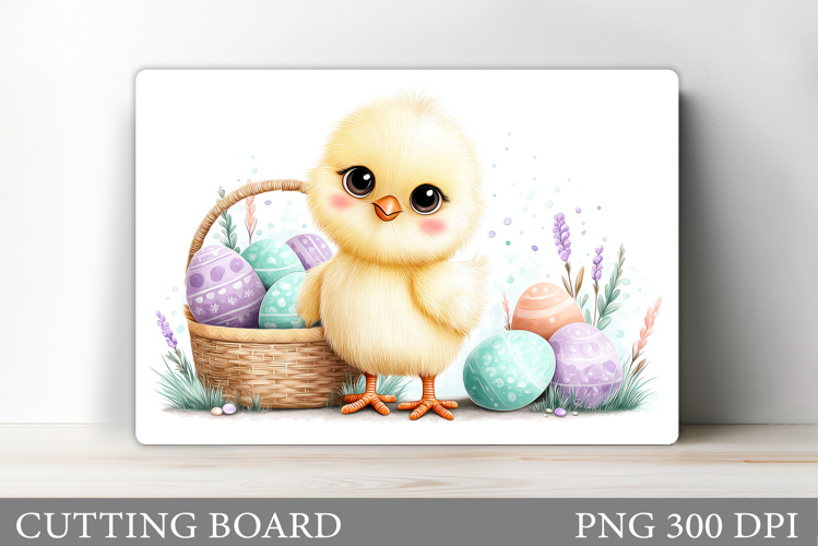 Cute Chick Cutting Board. Easter Chick Cutting Board Design