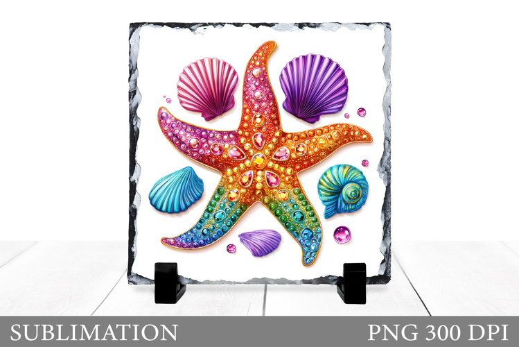 Starfish Sublimation. Starfish Slate Sublimation