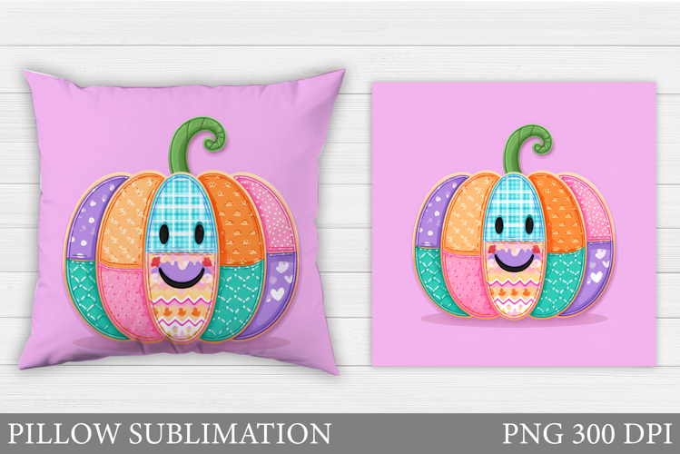 Halloween Pumpkin Pillow. Halloween Pillow Sublimation