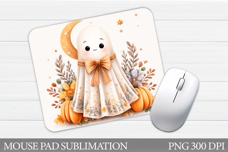 Halloween Ghost Mouse Pad. Halloween Mouse Pad Sublimation