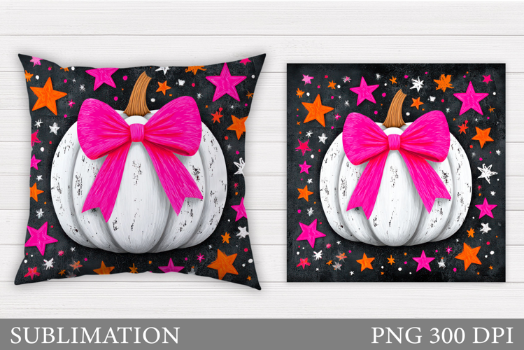 Pumpkin Pillow Design. Pumpkin Sublimation