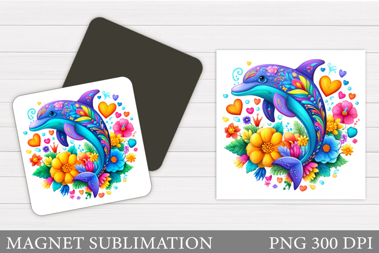 Dolphin Magnet Sublimation. Dolphin Sublimation