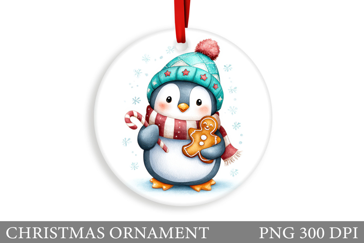 Christmas Penguin Clipart Image 24