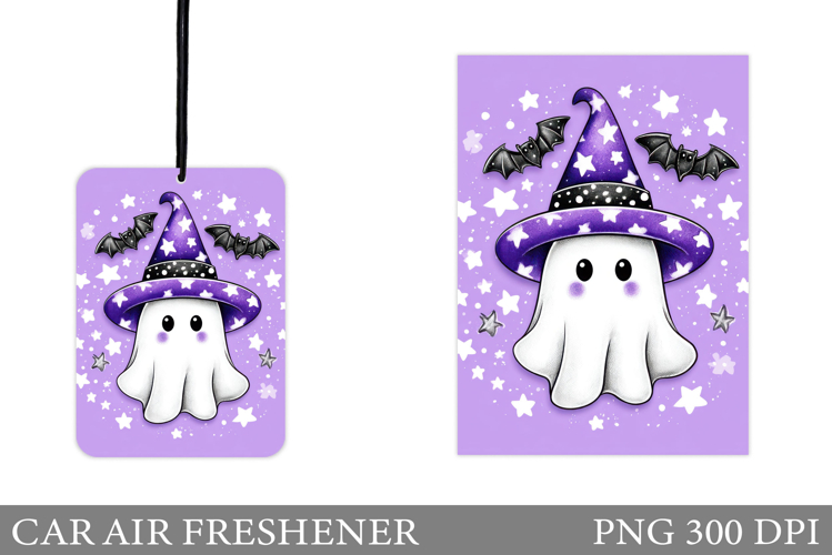 Ghost Car Air Freshener. Halloween Car Air Freshener