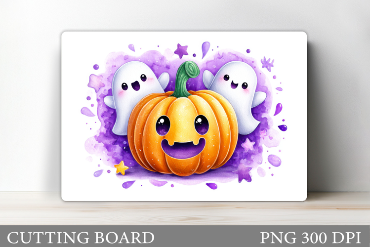 Halloween Cutting Board. Pumpkin Cutting Board Sublimation