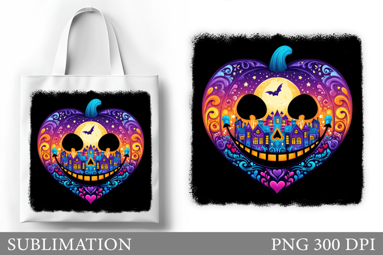Halloween Sublimation. Halloween Tote Bag Design