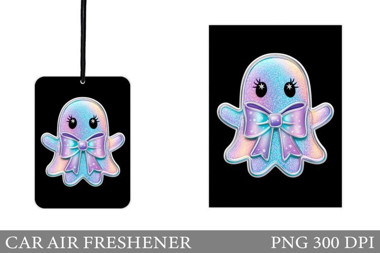 Ghost Car Air Freshener. Halloween Car Air Freshener