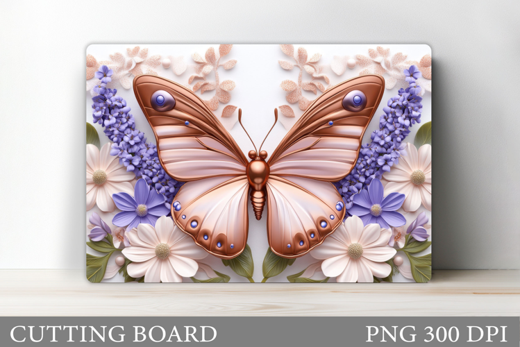 Butterfly Cutting Board Design. Butterfly Sublimation