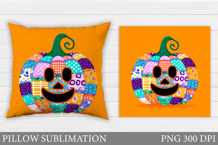 Halloween Pumpkin Pillow. Halloween Pillow Sublimation
