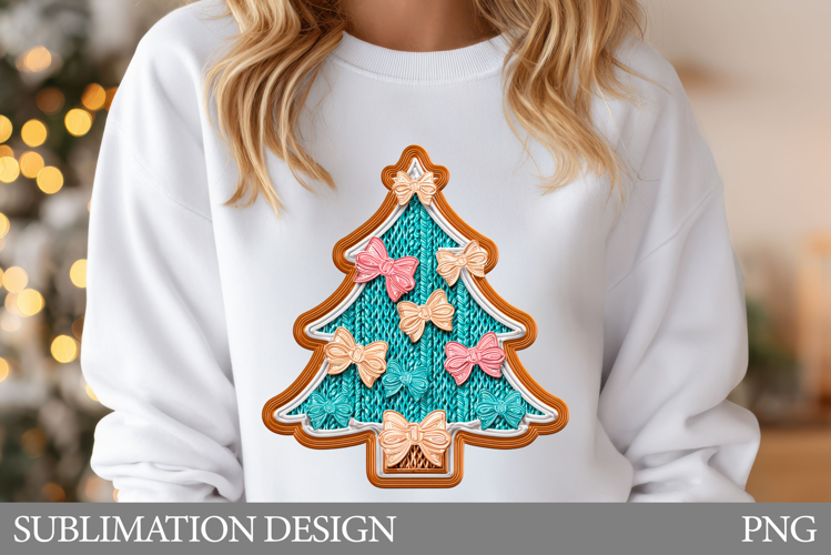 Christmas Tree Sublimation. Christmas Tree T-Shirt Design