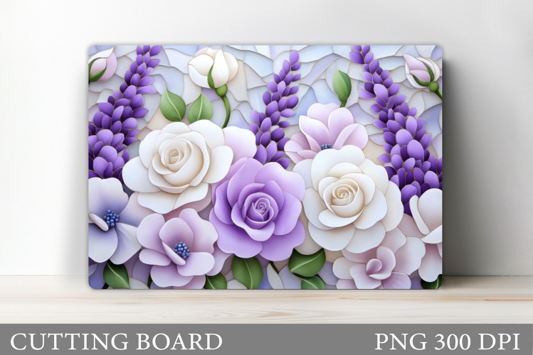 Roses Cutting Board. Flowers Cutting Board Sublimation