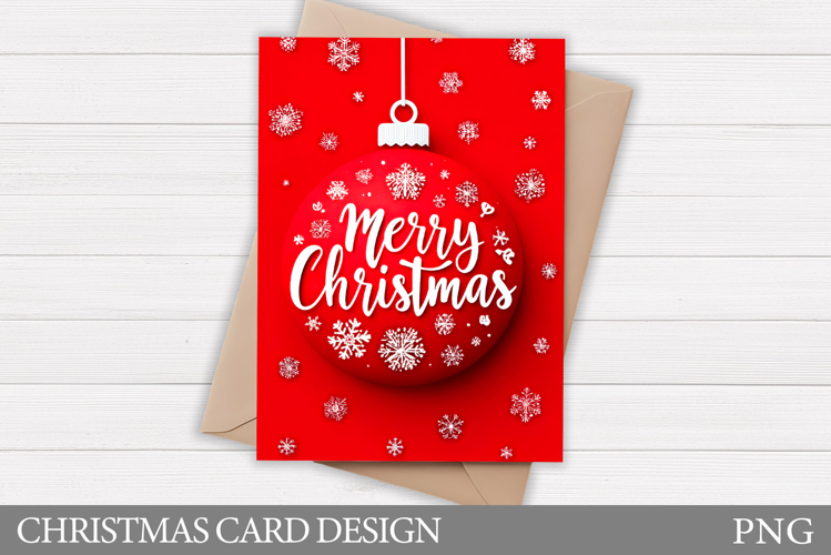Merry Christmas Card Design. Christmas Card Printable
