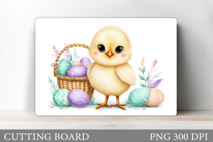 Easter Chick Cutting Board. Easter Cutting Board Design