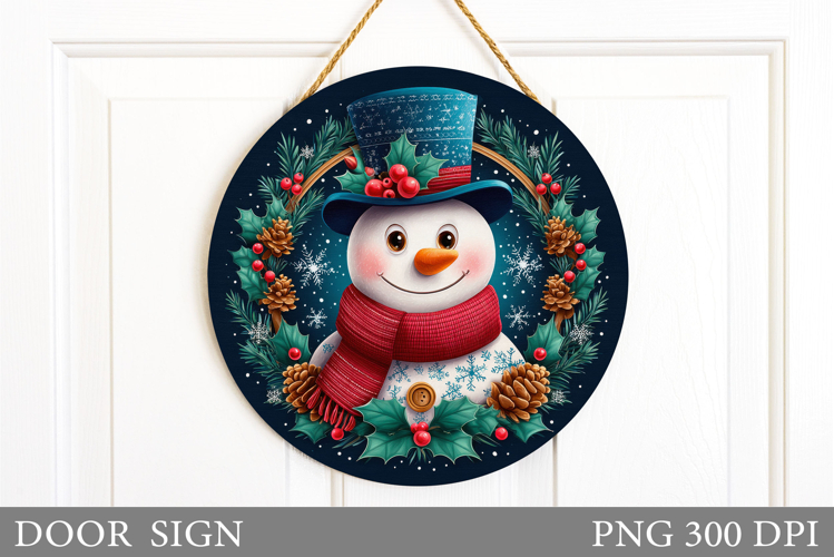 Christmas Snowman Clipart Image 18