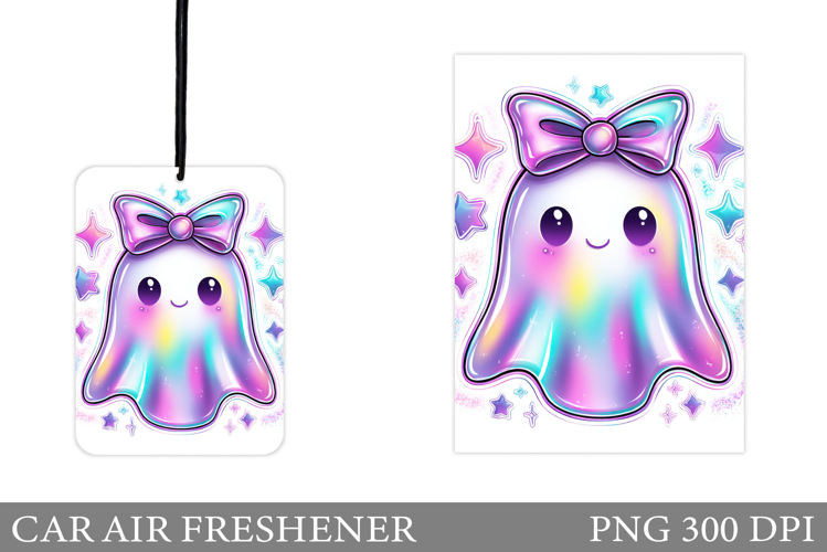 Cute Ghost Car Air Freshener. Halloween Car Air Freshener